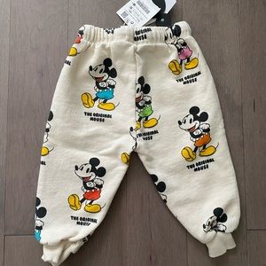 Zara Disney Mickey Mouse Toddler Joggers